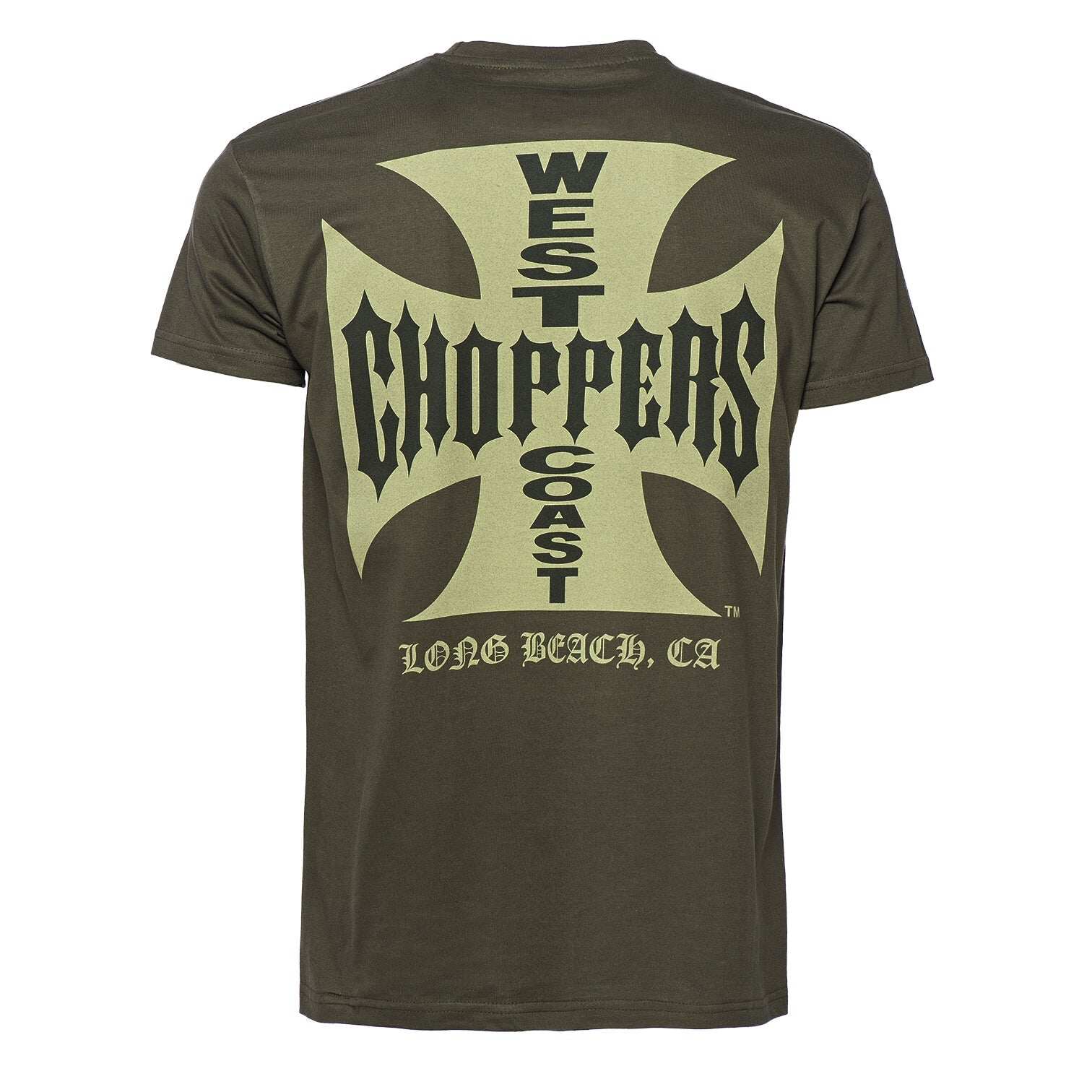 West Coast Choppers Clássica OG Camiseta - Cáqui Sólido