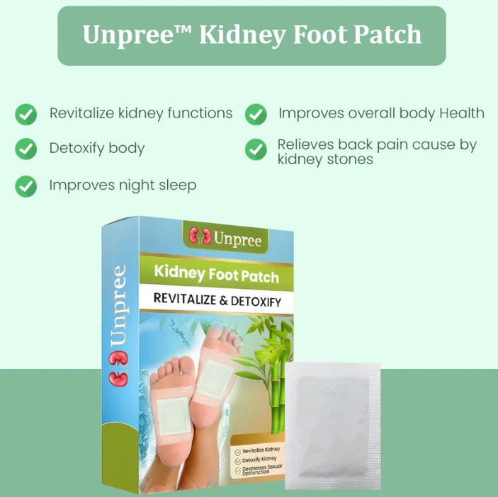 Unpree™ Bandagem Renal – Desintoxicação e Revitalização Natural