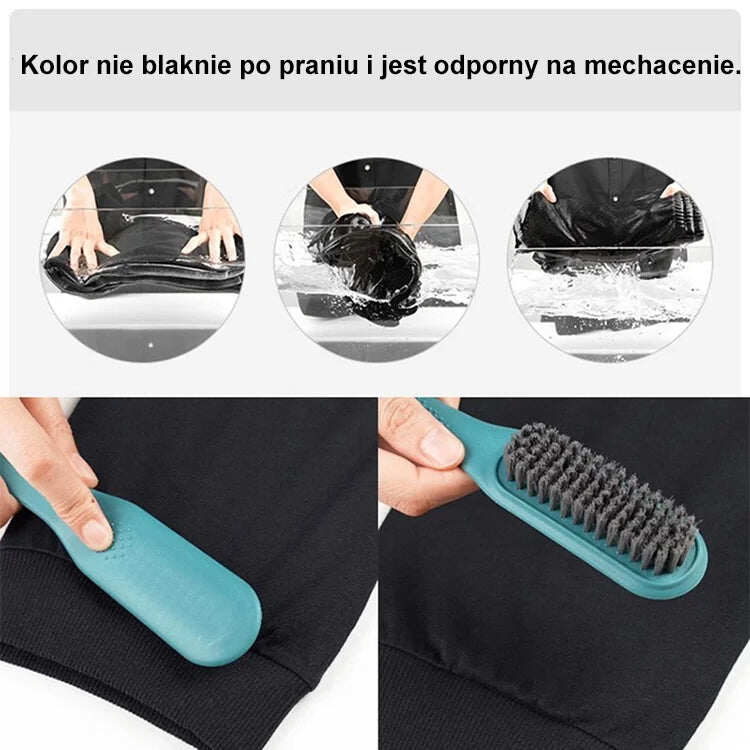 Dwuczęściowy komplet w jednolitym kolorze na jesień i zimę