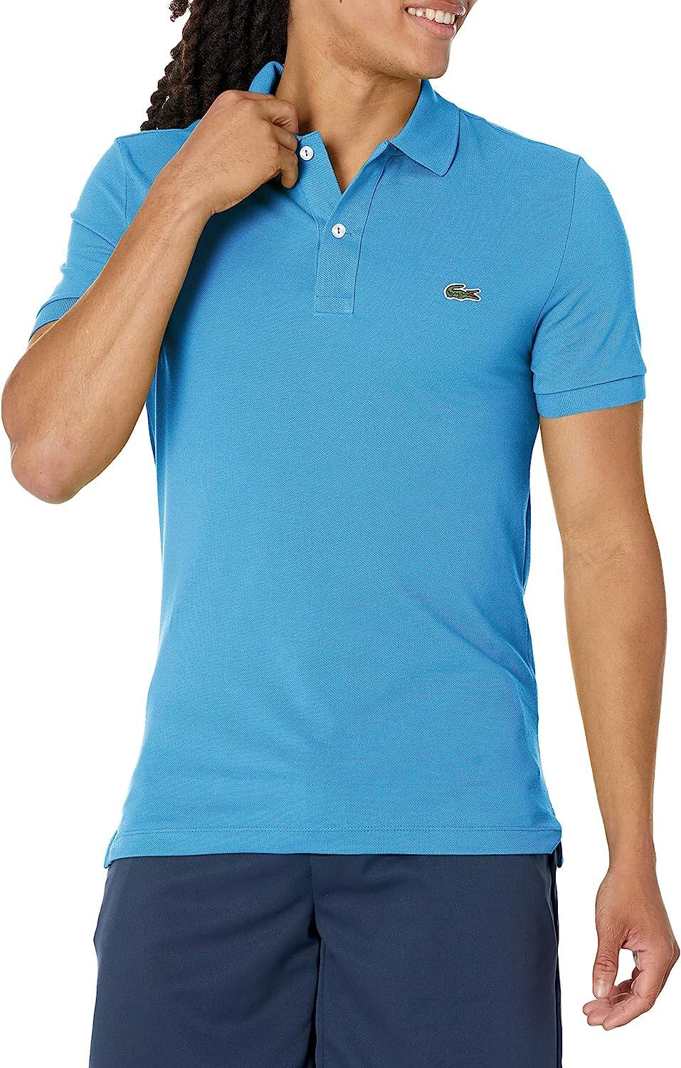 CAMISA POLO MASCULINA LACOSTE CLASSIC PIQUE SLIM FIT MANGA CURTA