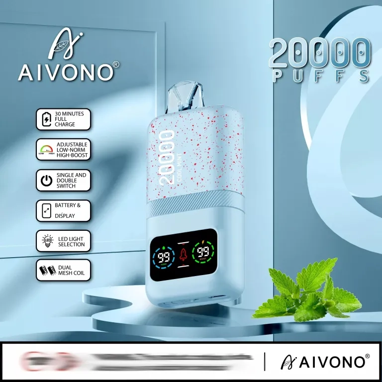 AIVONO 20000 Puffs Dual Mesh Rechargeable Disposable Vapes Pineapple mango