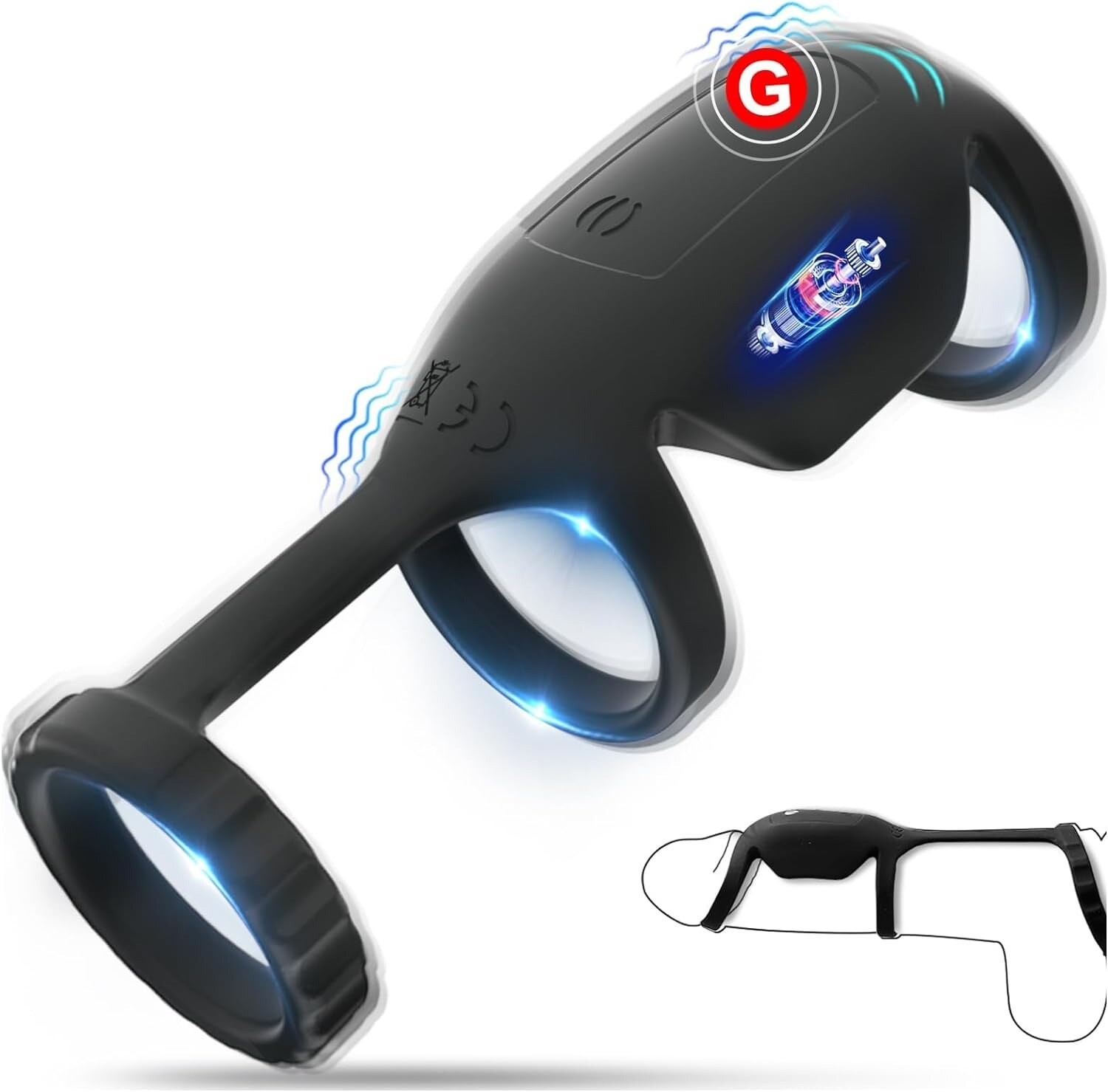 🔥2024 Специален подарък - 49% ОТСТЪПКА💥💥--💕Вибриращ пръстен за петел с клиторален стимулатор Snail Vibe