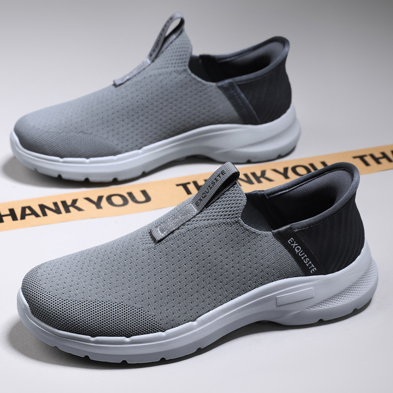 Tênis de caminhada ortopédico masculino para fascite plantar, tênis de caminhada para amortecimento extra e suporte de arco