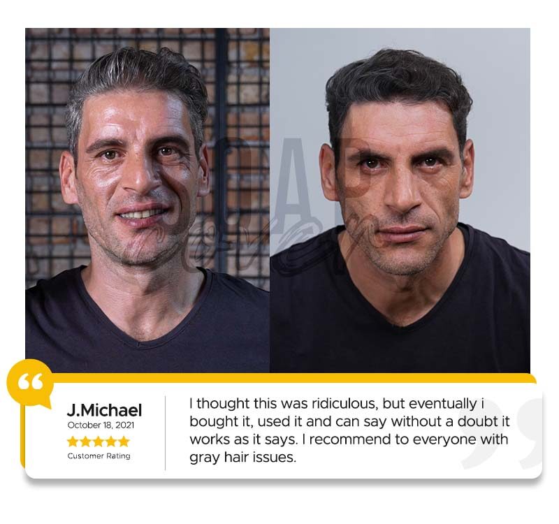 Sabonete para escurecer cabelos grisalhos (compre um e ganhe outro)