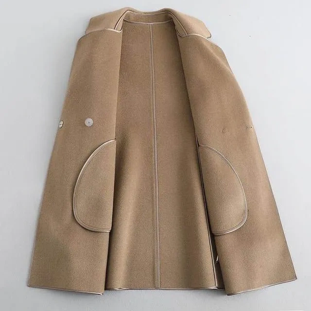Trench coat de lã virgem, L'Aurablend