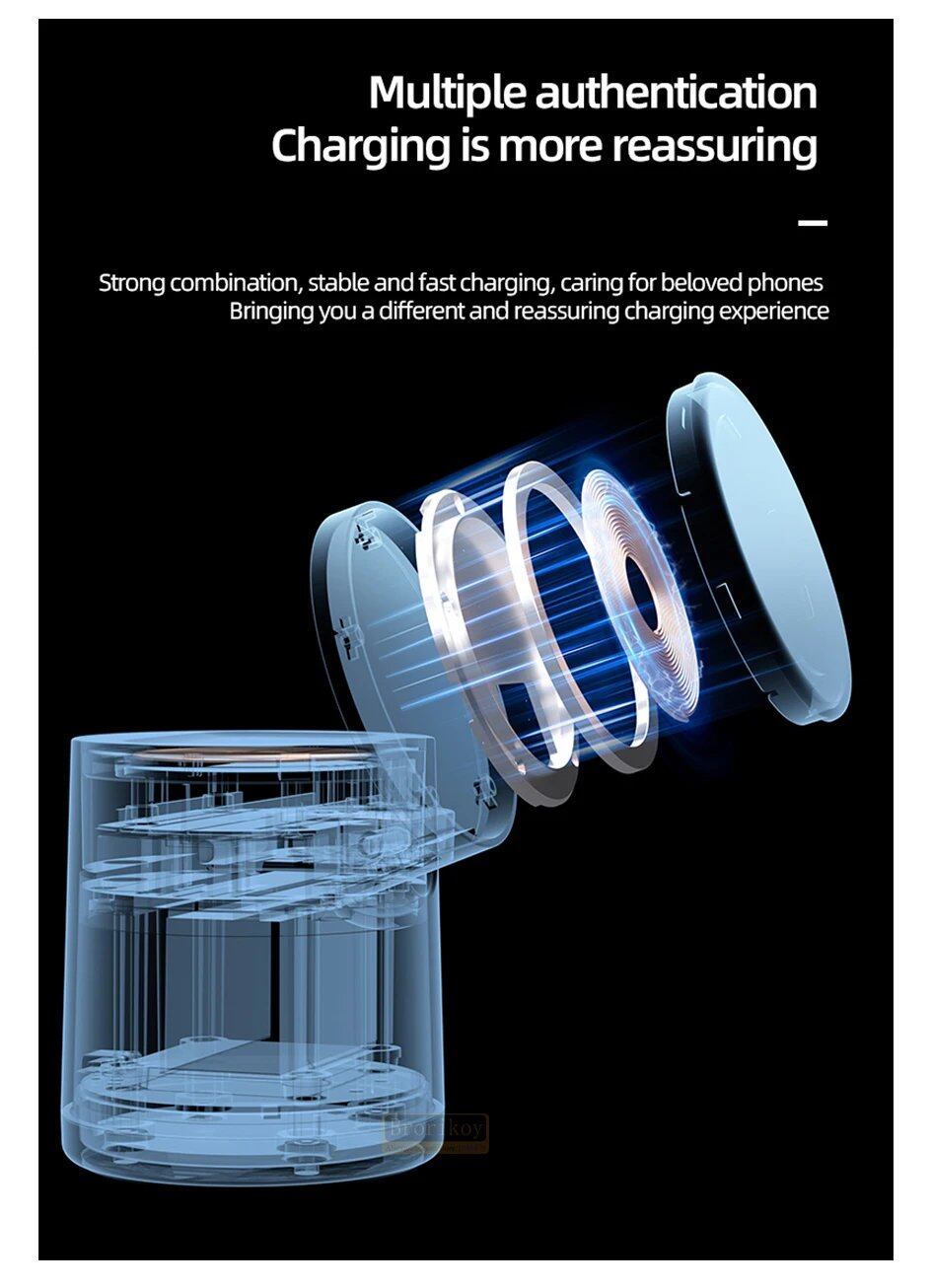 ⚡Magnético 3 em 1 Carregador sem fios dobrável