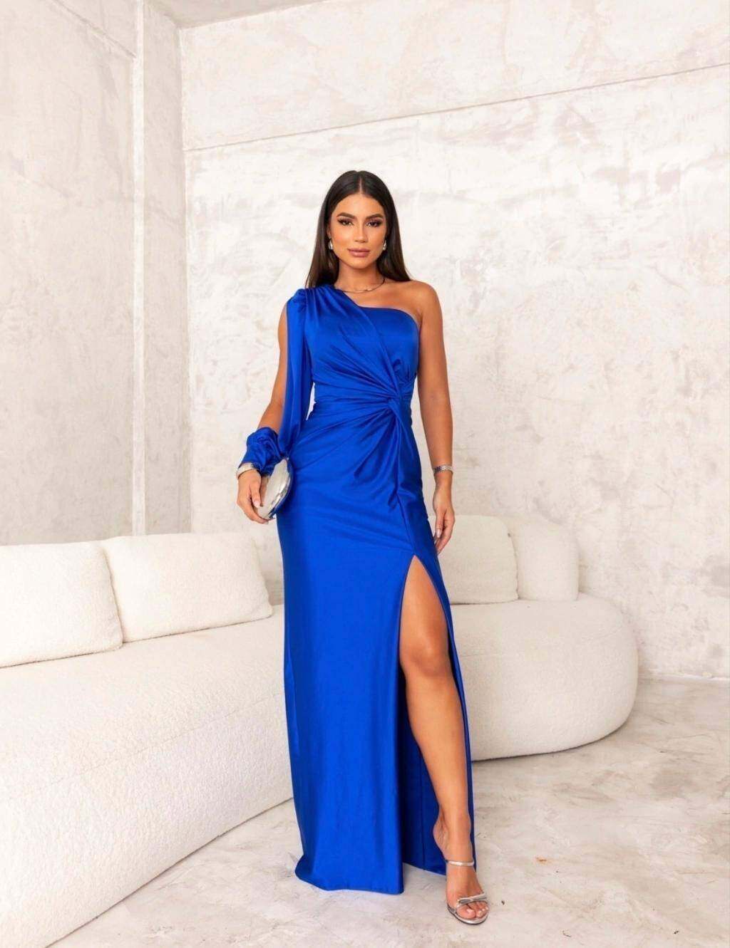 Vestido de cetim ValentinaTM