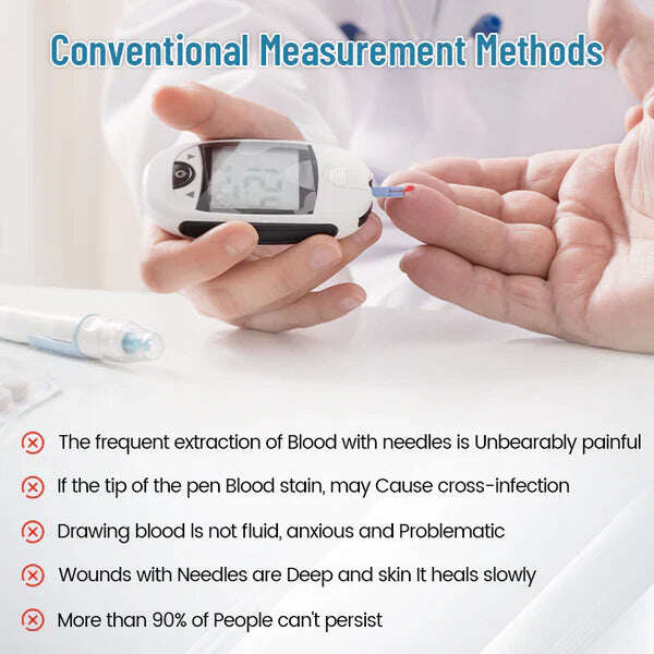 【OFFICIAL STORE】 Oveallgo™ Glucosense ULTRA Non-Invasive Laser Blood Glucose Meter [99.9%Accuracy 👍 Latest R&D in Medical Technology]