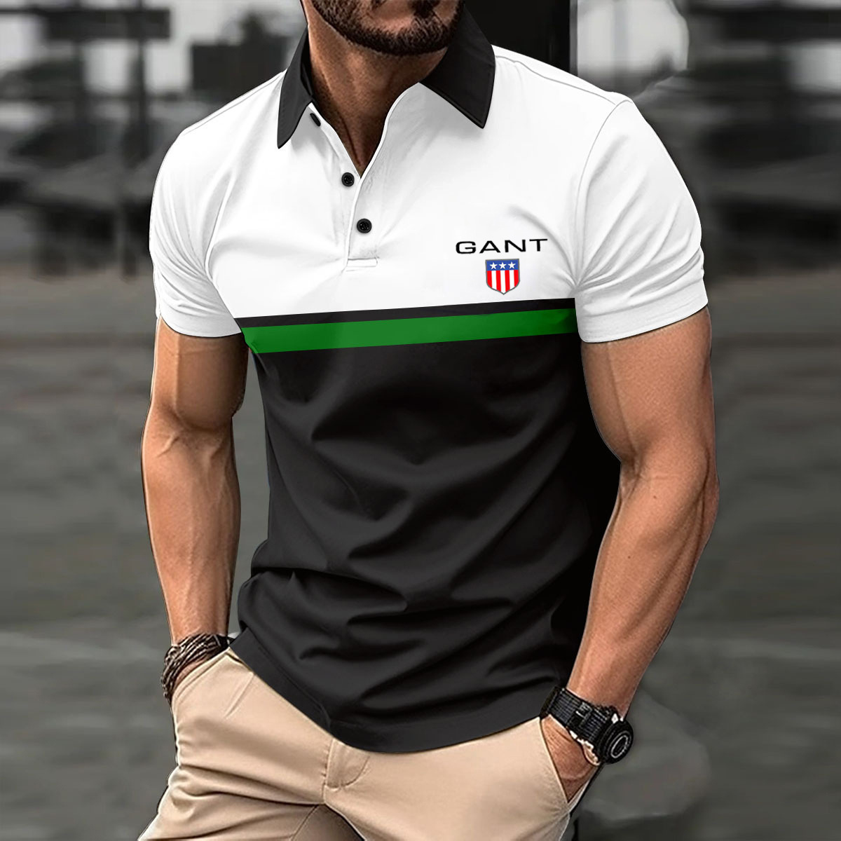 GANT® Męska sportowa koszulka polo