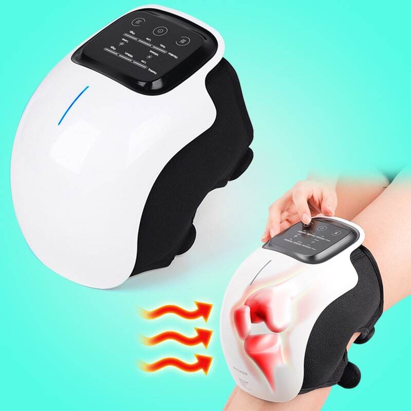 Massageador infravermelho de joelho ThermaPro ™, alívio avançado da dor, terapia térmica, intensidade ajustável para recuperação e relaxamento