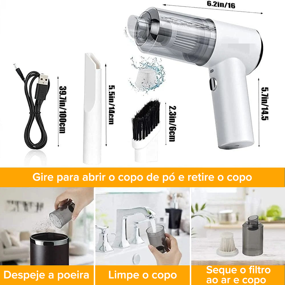 Flassty™ Aspirador Profissional Sem Fios