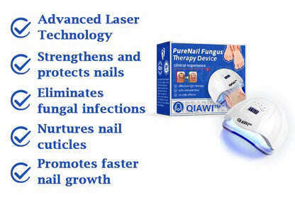 🎅Descontos especiais de Natal: 62% OFF🎄QIAWI™ PureNail Fungus Laser Device - 🗽Fabricado e enviado dos EUA👏