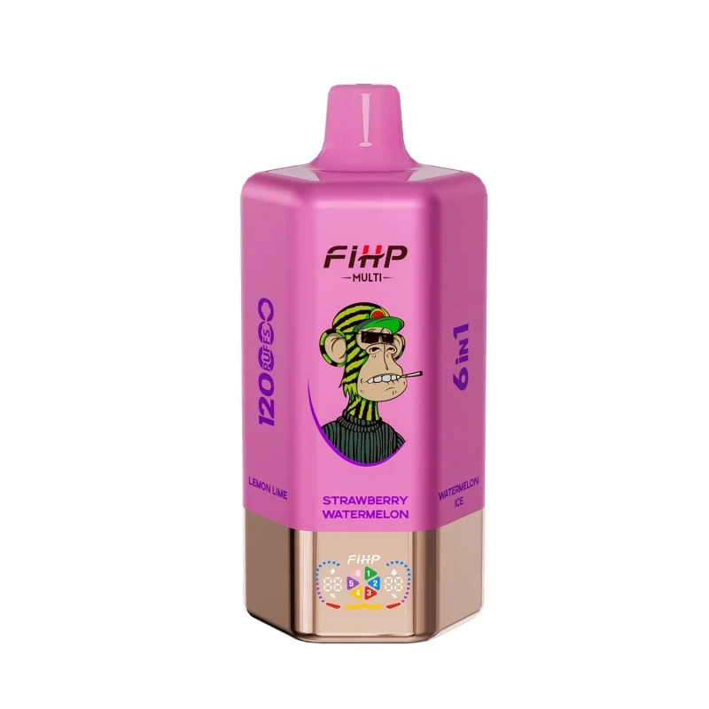 FIHP 120000 Puffs Disposable Vape 01. Watermelon Ice Cream & Red Bull & Strawberry Kiwi &Blueberry ice cream &Lemon-Lime &Strawberry-Watermelon_2