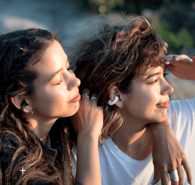 Hertins™ Auscultadores de Condução Óssea com Clipe Auricular Sem Fios