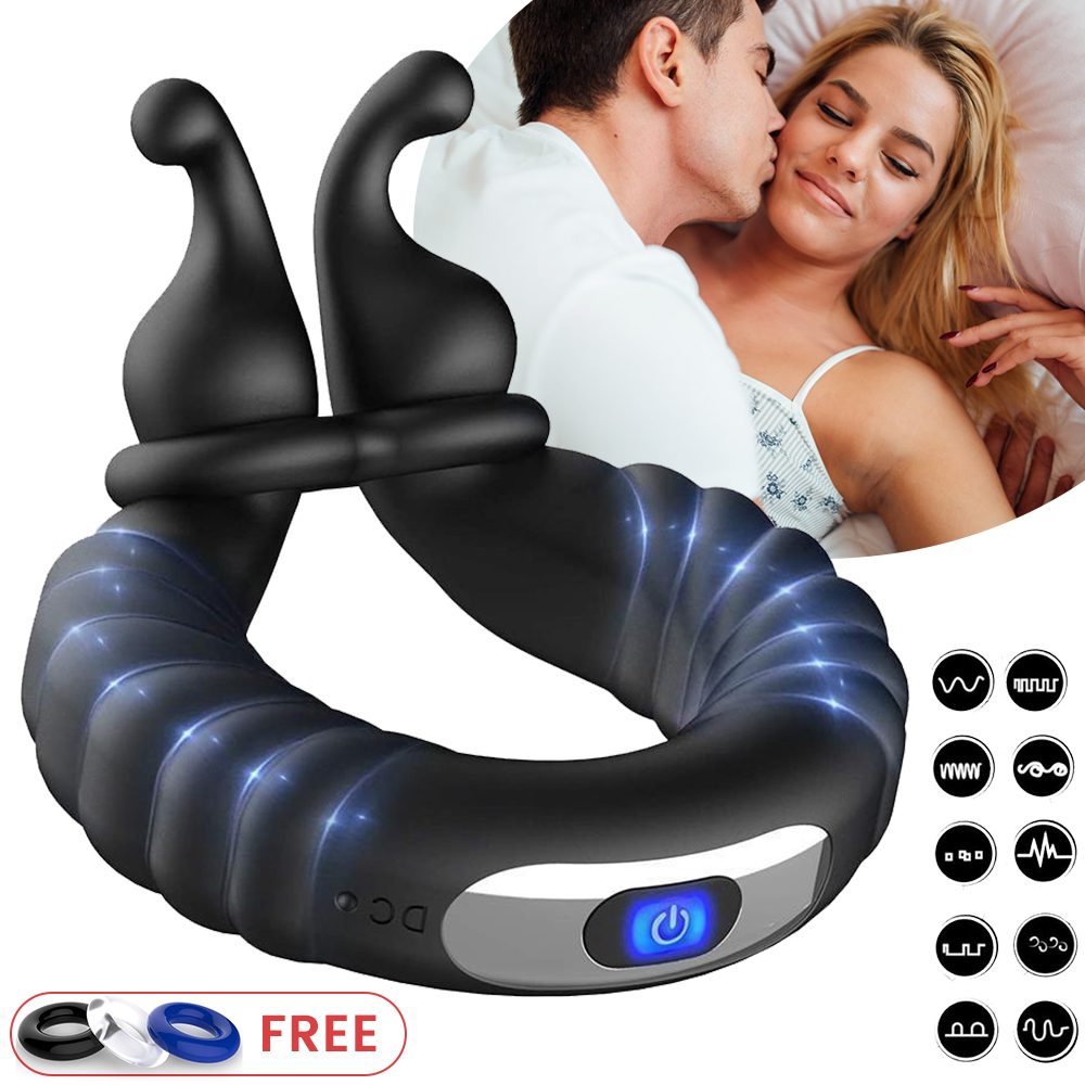 🔥2023 НАЙ-НОВИЯТ ЕВТИН💥💥-МЪЖКИ ВИБРАТОР С ПРЪСТЕН ЗА ПЕНИС😍🎀