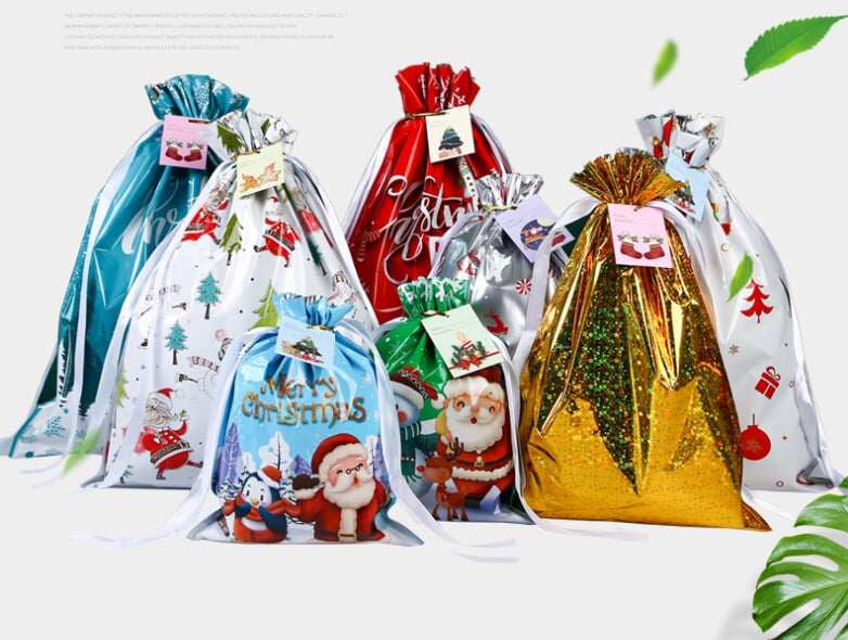 🔥GRANDE PROMOÇÃO 49% DE DESCONTO🔥🔥SACOLAS PARA PRESENTE COM CORDÃO DE NATAL