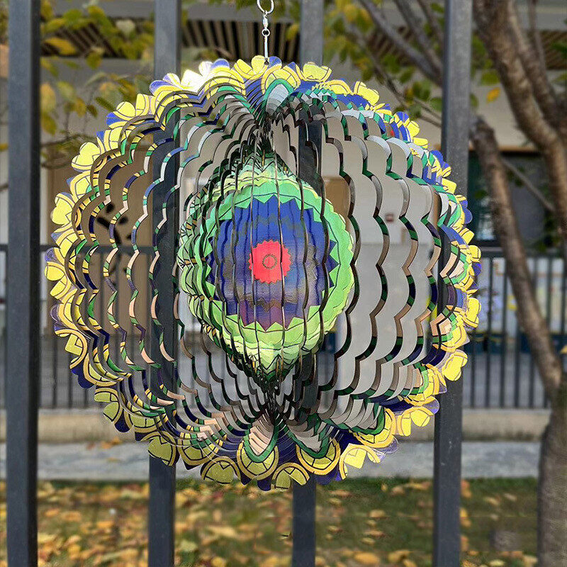 Decorações criativas de suspensão de jardim Decorações giratórias de varanda de jardim