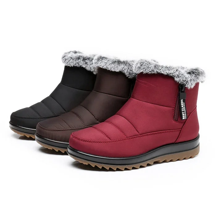 Botas de algodão quente impermeáveis ​​de inverno