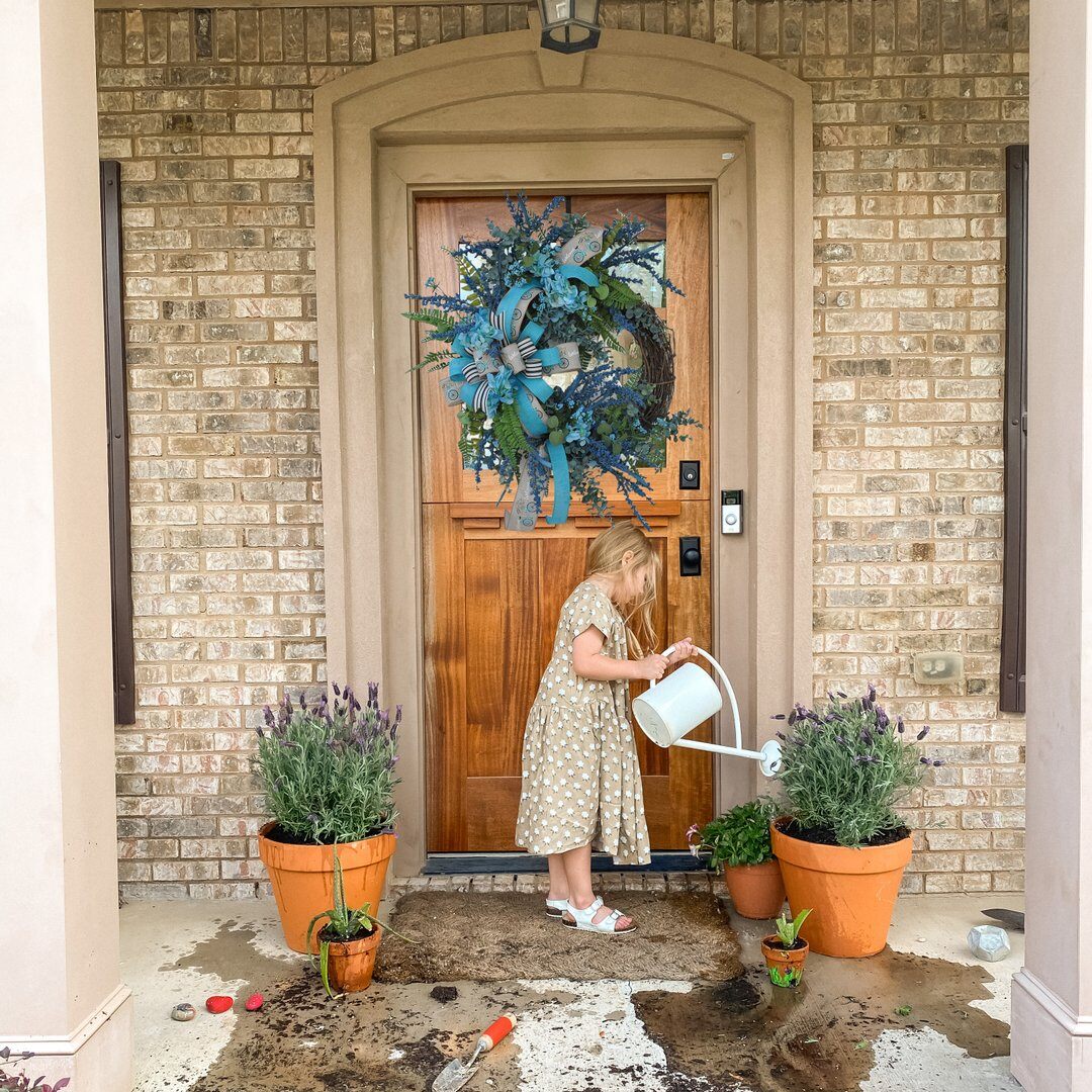 Každodenní modrý věnec z hortenzie (✨Sleva 45 % na žhavou akci✨)