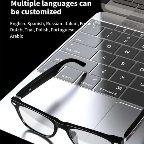 Óculos de sol com fone de ouvido sem fio inteligente