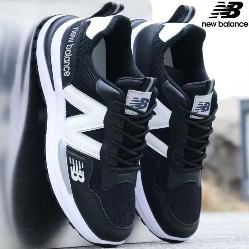 CALÇADOS DE INVERNO MASCULINO NEW BALANCE® COM SOLA DE MALHA ESPESSA ANTIDERRAPANTE