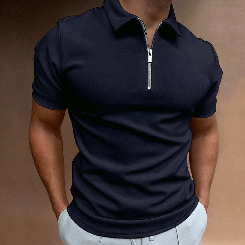 Koszulka polo zapinana z boku | 50% RABATU