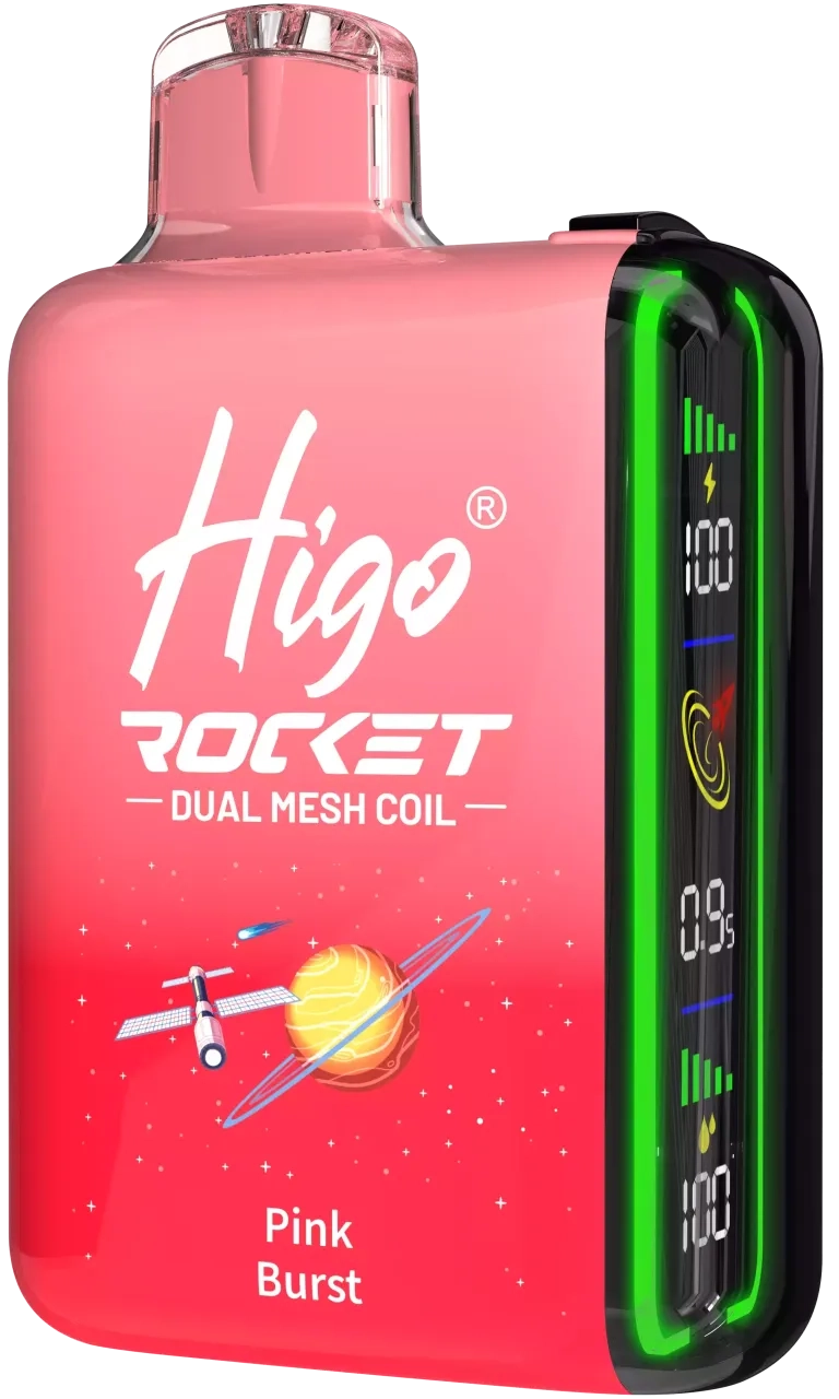 HIGO Rocket 20,000-puff refillable disposable vapes