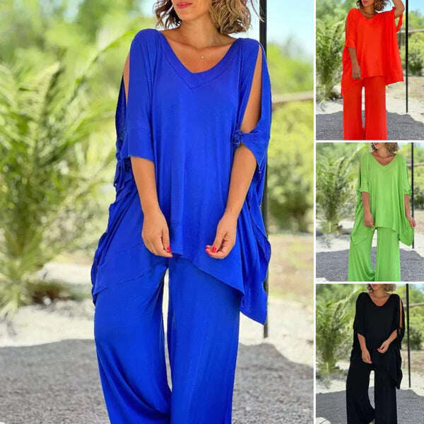 2024 Novo Conjunto Feminino de Duas Peças de Verão