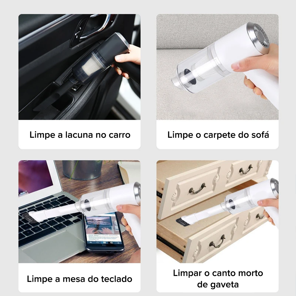 Flassty™ Aspirador Profissional Sem Fios