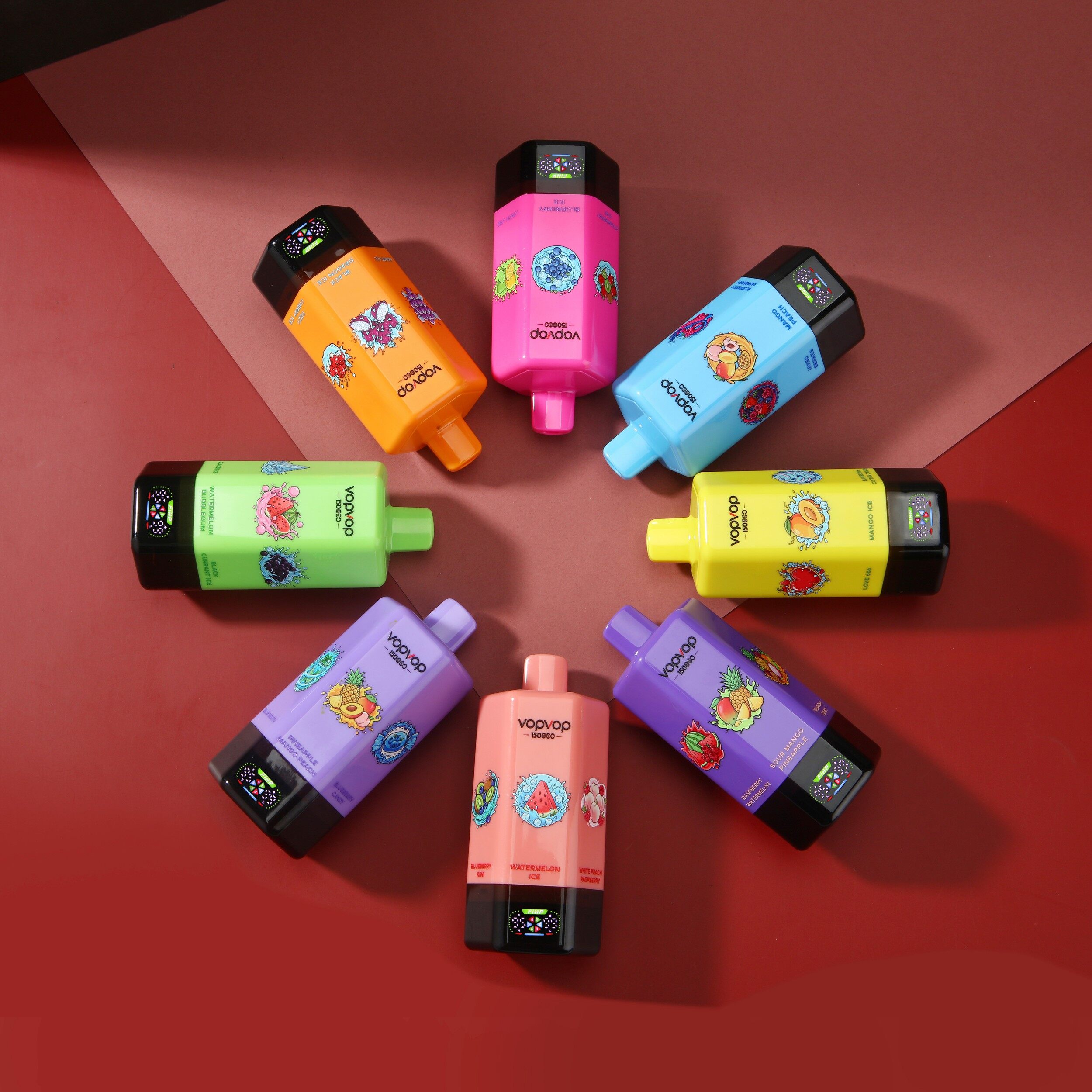 VOPVOP 150K Big Puffs 6 Flavors in 1 Adjust Vape