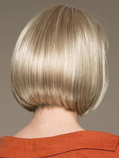 Fashion Blond Bangs Bobo Short Straight Synthetic Wigs