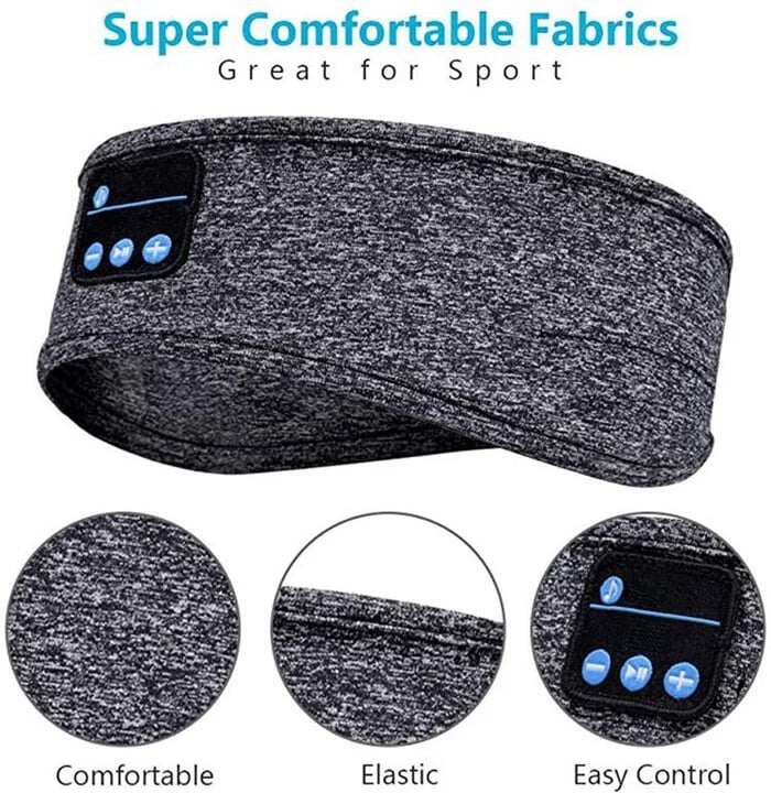 Bandana esportiva Bluetooth para dormir