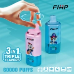 FIHP 60K Puffs Triple Flavor LED Vape