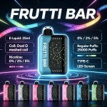 Frutti Bar FB25000 – jednorazowy e-papieros 25 000 zaciągnięć z intensywnym smakiem i dużą wydajnością