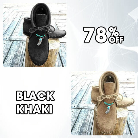 🔥ÚLTIMO DIA 49% OFF🔥 – BOTAS ORTOPÉDICAS DE TUBO CURTO 2023 PARA MULHERES COM PENAS