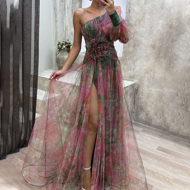 ✨【Elfo Emagrecedor】Vestido Mirage colorblock ✨-GR