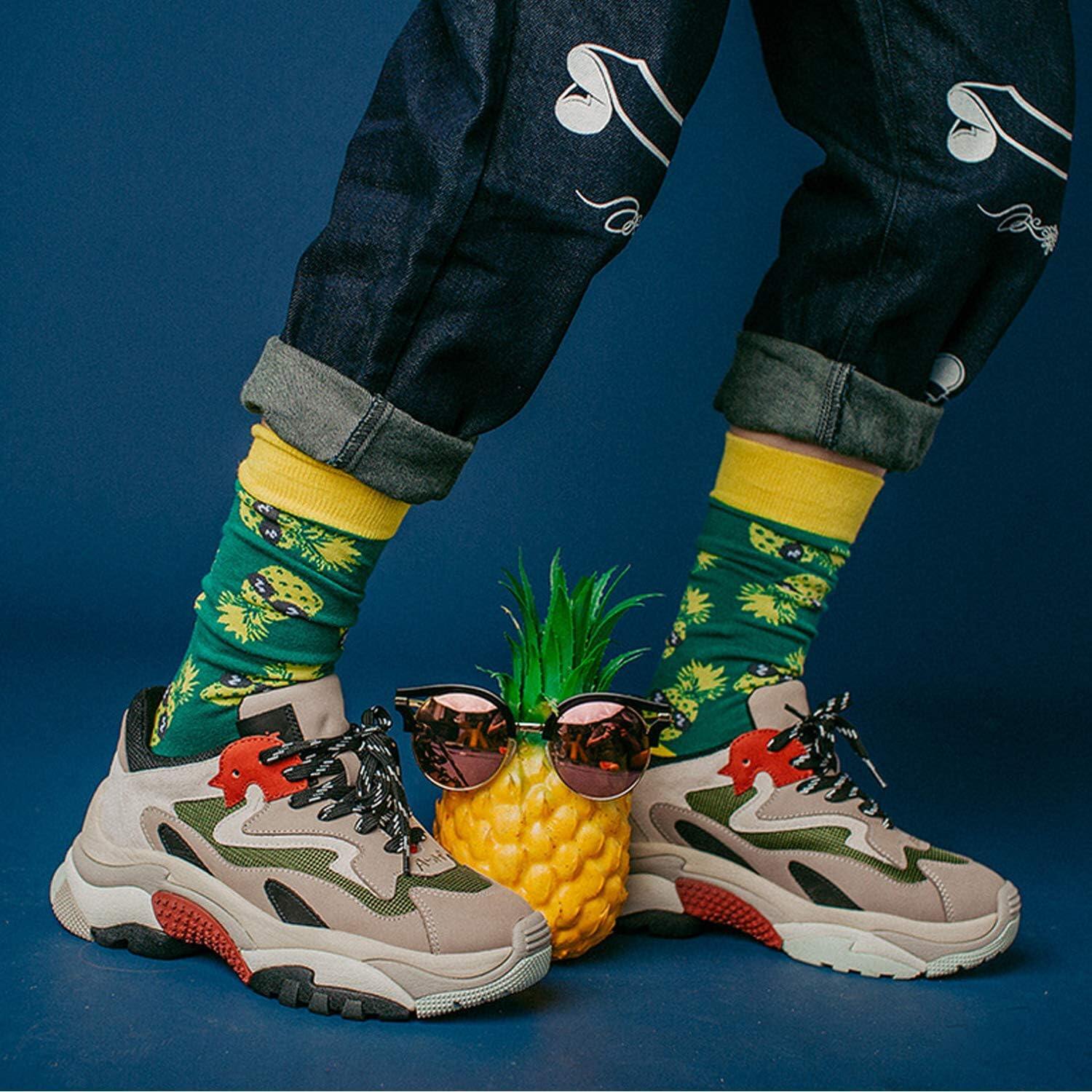 Meias coloridas divertidas