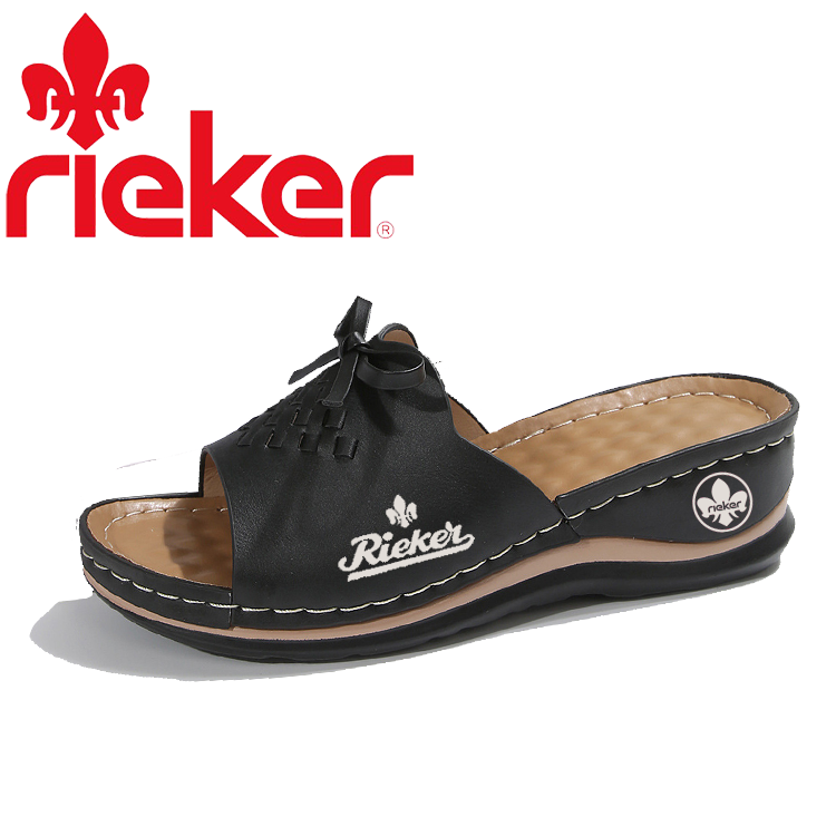Nowe letnie damskie sandały ortopedyczne RIEKER® do wypoczynku
