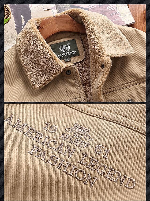 Jaqueta de inverno masculina jaqueta de inverno ao ar livre rua quente/quente respirável pele detalhe bolso outono e inverno cor sólida