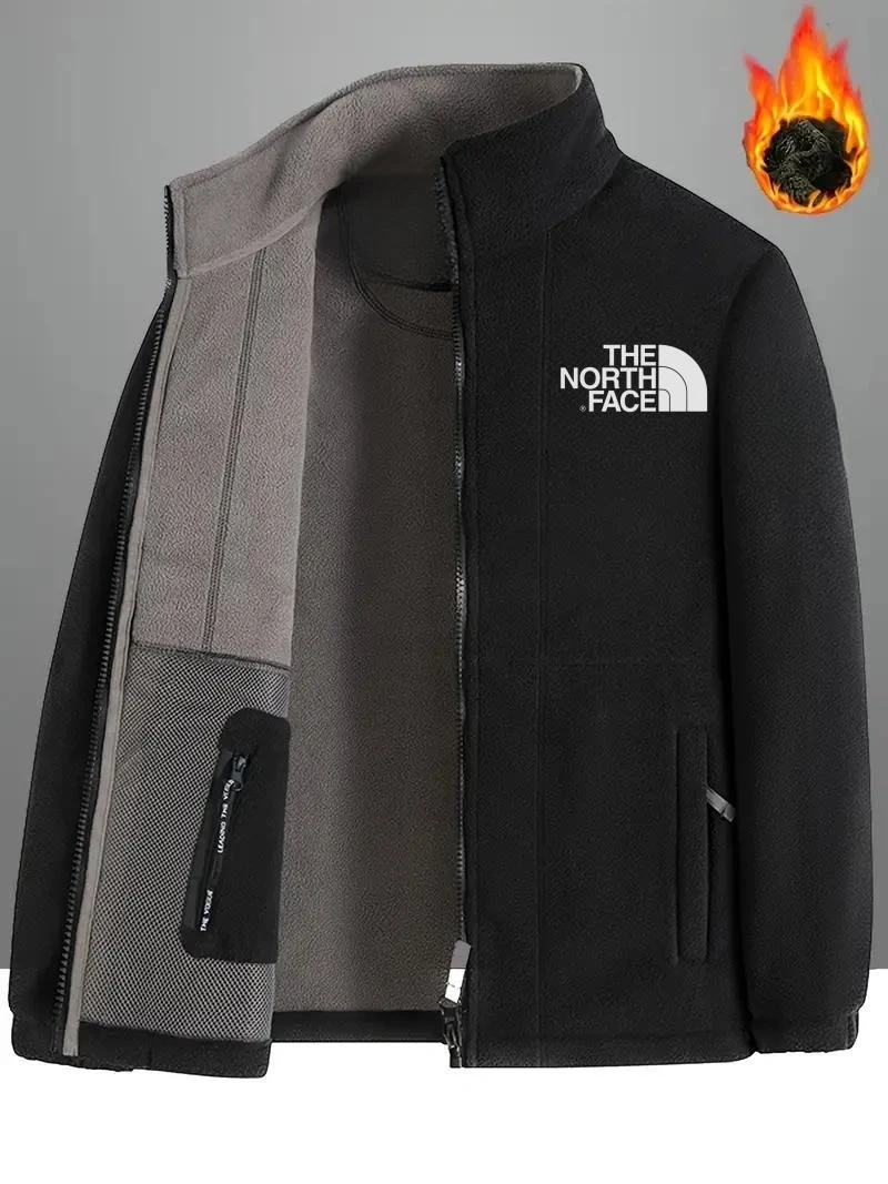 🎄The North Face® Casaco quente de lã de camada dupla