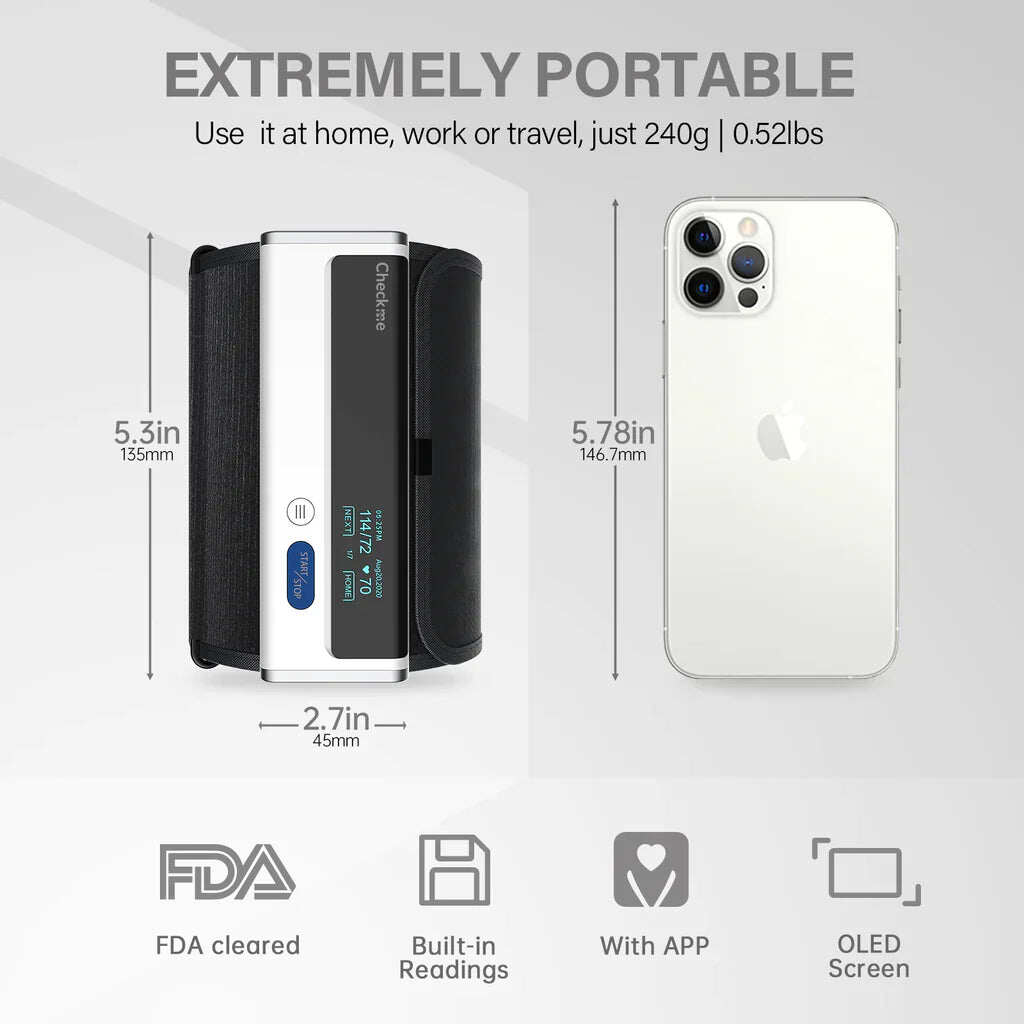 Monitor de pressão arterial bluetooth doméstico Checkme BP2A