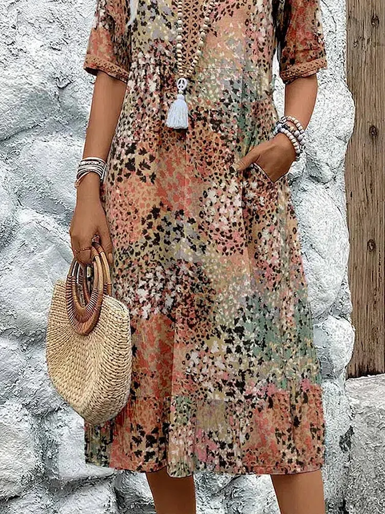 Vestido midi leve