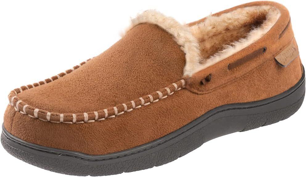 Cross-border cotton slippers autumn and winter indoor home use non-slip warm plus velvet suede slippers winter men's Amazon
