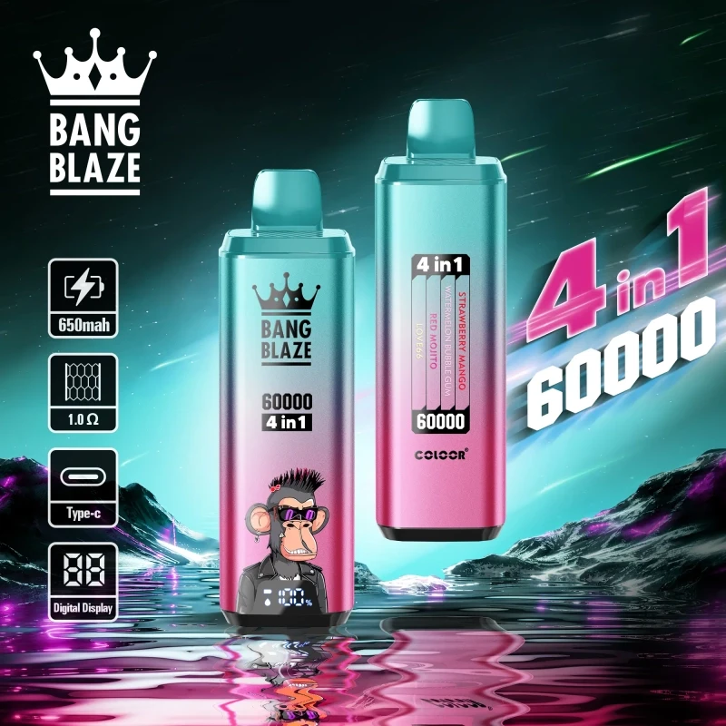Bang Blaze 60000 60k puffs 4 in 1 flavors vape