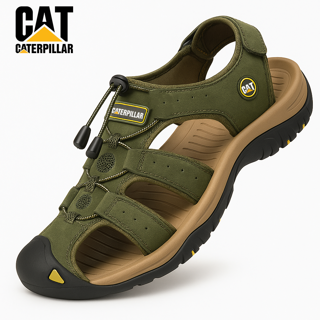 Sandały CAT® ze skóry cielęcej z ochroną palców