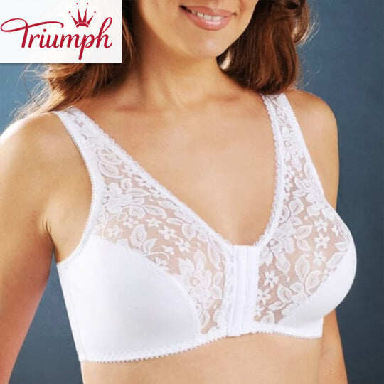 Triumph -(M-7XL)Haczyki z przodu, elastyczna koronka, super podnoszenie i korekta postawy – BIUSTONOSZ WSZYSTKO W JEDNYM!