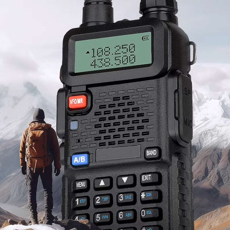 RÁDIO AMADOR DE LONGO ALCANCE UV-5R RÁDIO BIDIRECIONAL DE BANDA DUPLA UV5R