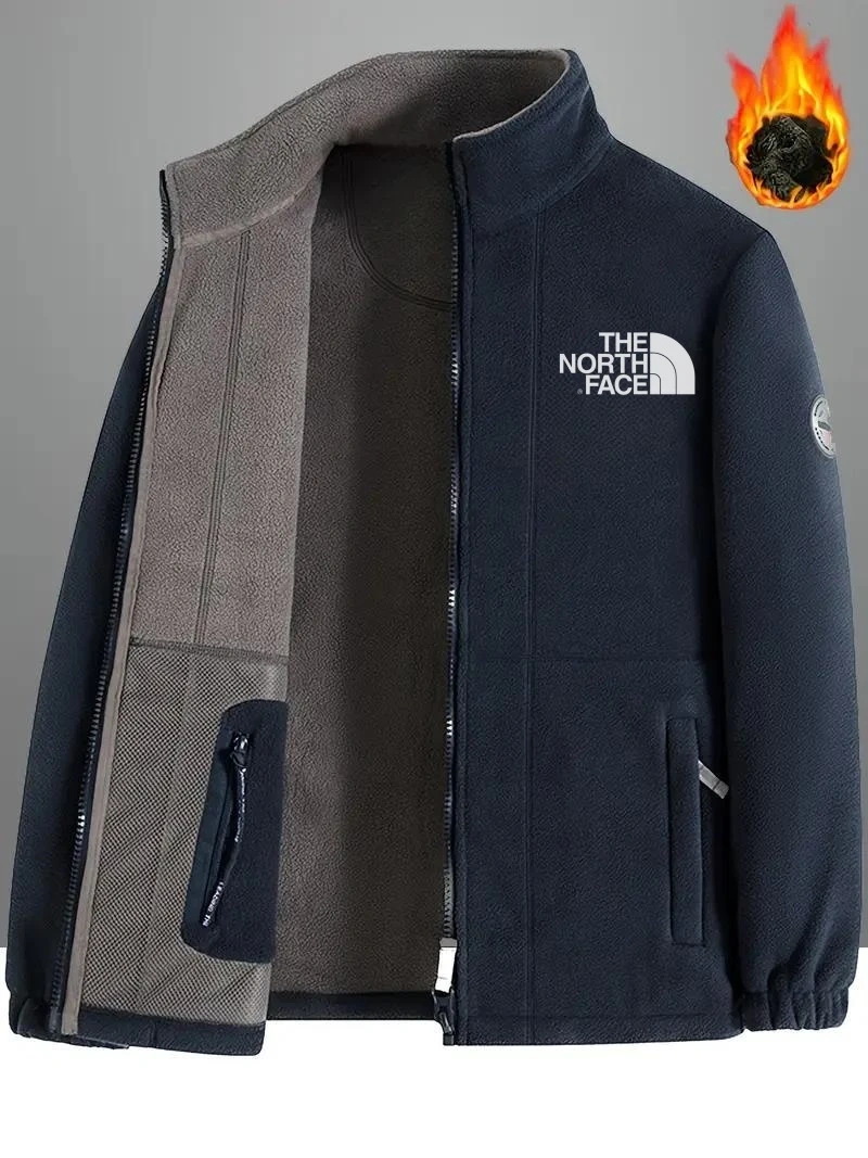 🎄The North Face® Casaco quente de lã de camada dupla