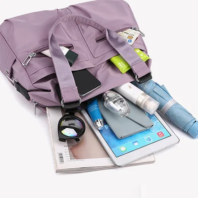👜BOLSA DE OMBRO COM VÁRIOS BOLSOS E À PROVA D'ÁGUA DE GRANDE CAPACIDADE