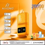 AIVONO 20000 Puffs Dual Mesh Rechargeable Disposable Vapes Pineapple coconut ice